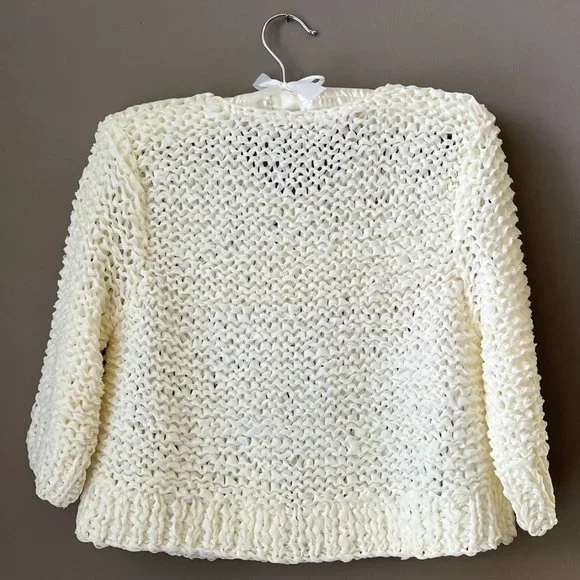 NWOT - Cluny - Summer Cardigan in Ivory - M - Picture 2 of 5